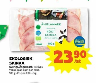 Coop Forum Ekologisk skinka erbjuda