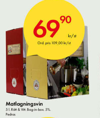 Matlagningsvin
