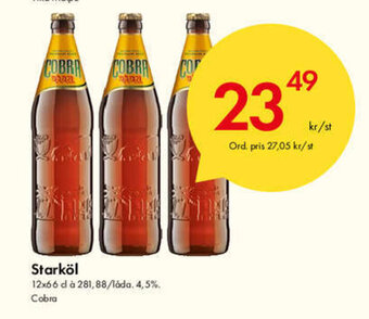 Snabbgross Starköl erbjuda