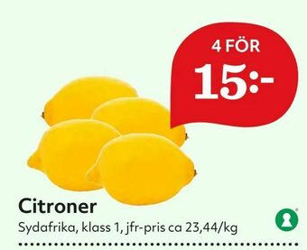 Hemköp Citroner erbjuda