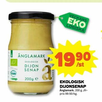 Stora Coop Ekologisk dijonsenap erbjuda