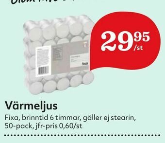 Hemköp Värmeljus erbjuda