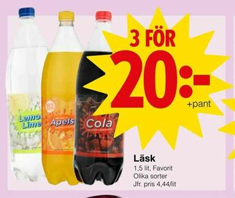 Matöppet Läsk erbjuda