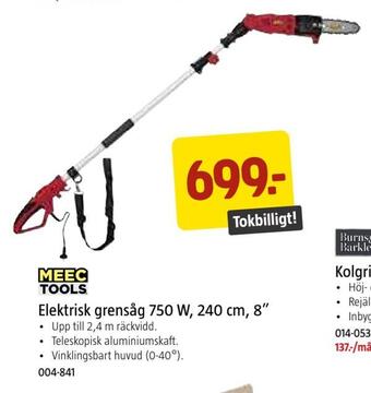 Jula Elektrisk grensåg 750 w, 240 cm, 8 erbjuda