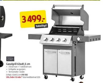 Jula Gasolgrill 63x41,5 cm erbjuda
