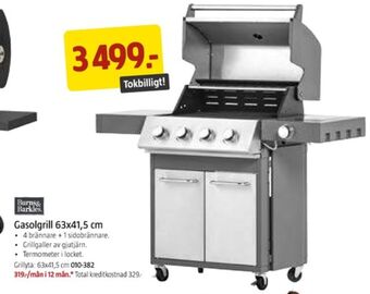 Jula Burns & barkles gasolgrill erbjuda