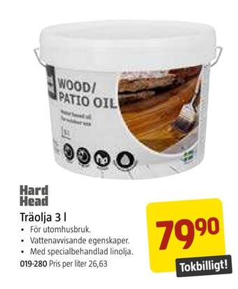 Jula Träolja 3 l erbjuda