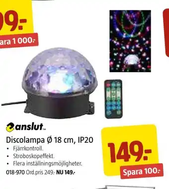 Jula Discolampa ø 18 cm, ip20 erbjuda