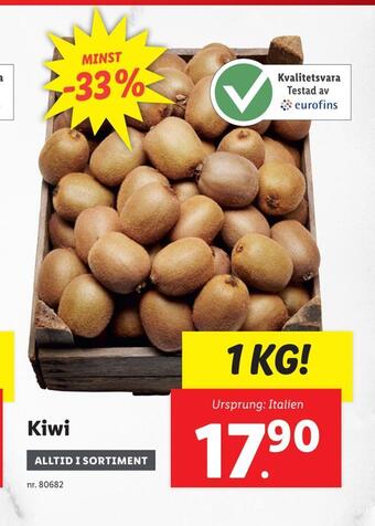 Lidl Kiwi erbjuda