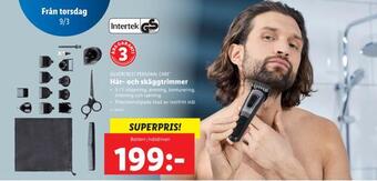 Lidl Hår- och skäggtrimmer erbjuda