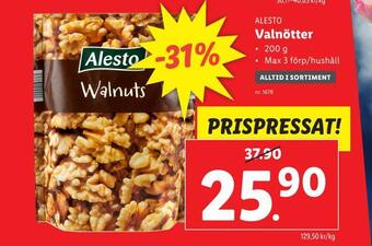 Lidl Valnötter erbjuda