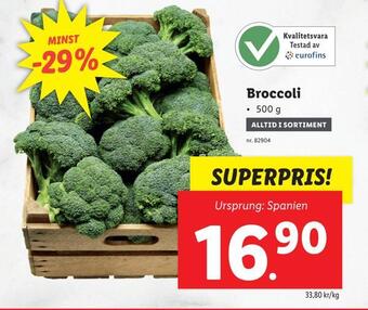 Lidl Broccoli erbjuda