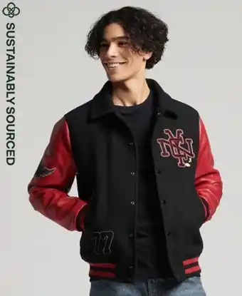 Superdry Mixed varsity bomberjacka erbjuda