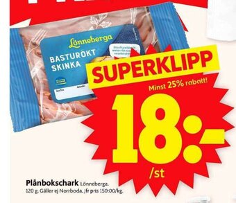 ICA Supermarket Lönneberga Plånbokschark 120g erbjuda