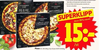 ICA Supermarket ICA Pizza 350-380g erbjuda