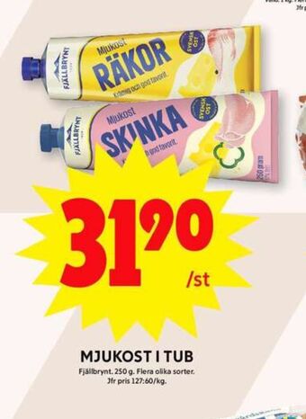 ICA Maxi Fjällbrynt mjukost erbjuda