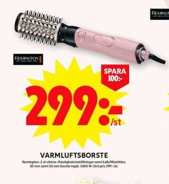 ICA Maxi Remington varmluftsborste erbjuda
