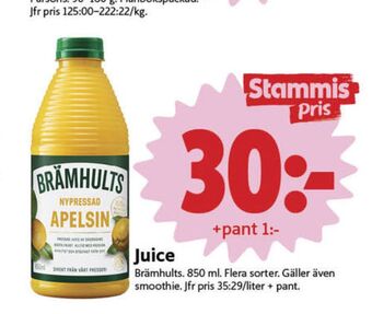 ICA Nära Brämhults juice erbjuda