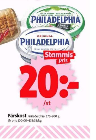 Philadelphia färskost