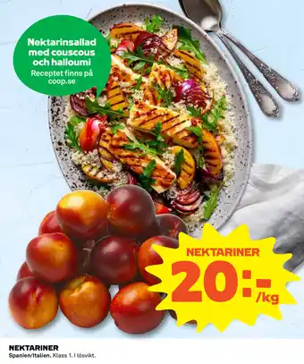 Coop Spanien/Italien Nektariner erbjuda