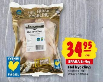 City Gross Hel kyckling erbjuda