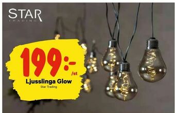 City Gross Ljusslinga Glow erbjuda