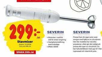 City Gross Stavmixer erbjuda