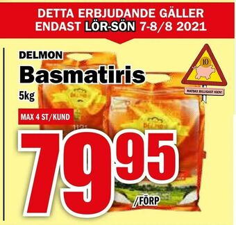 Matdax Basmatiris erbjuda