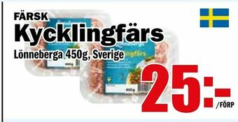 Matdax Kycklingfärs erbjuda