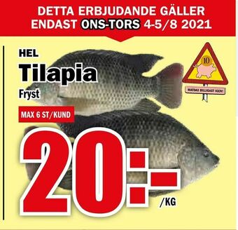 Matdax Tilapia erbjuda