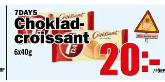 Choklad croissant