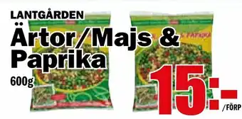 Matdax Ärtor/Majs & Paprika erbjuda