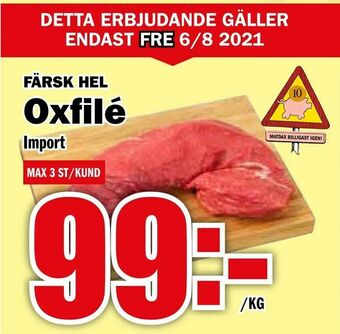 Matdax Oxfilé erbjuda
