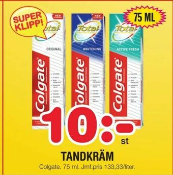 Nya Pulsen Tandkräm erbjuda