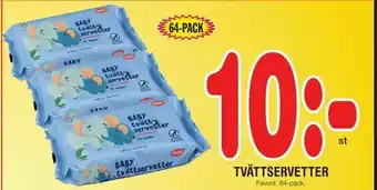 Tvättservetter