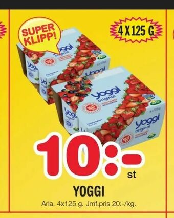 Nya Pulsen Yoggi erbjuda