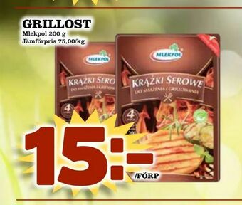Nya Pulsen Grillost erbjuda