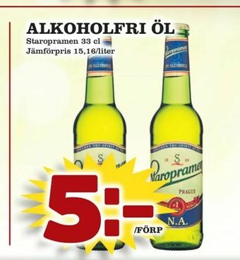 Nya Pulsen Alkoholfri öl erbjuda