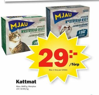 Pekås Kattmat erbjuda
