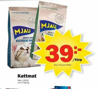 Pekås Kattmat erbjuda