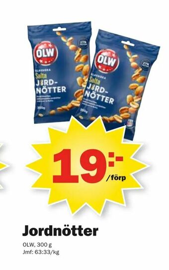 Pekås Jordnötter erbjuda