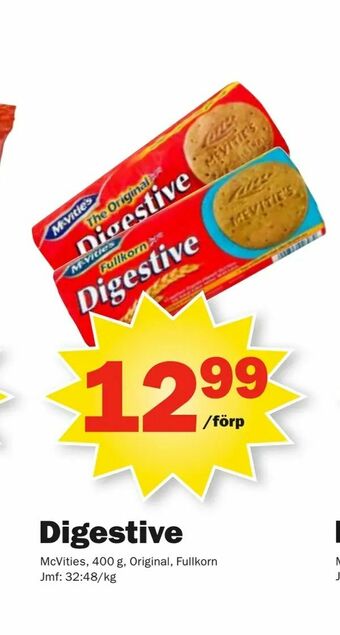 Pekås Digestive erbjuda