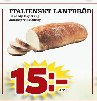 Prisma Mat Italienskt lantbröd erbjuda