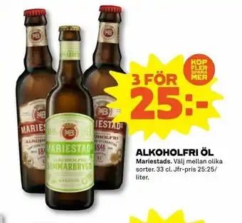 Stora Coop Alkohol fri öl erbjuda