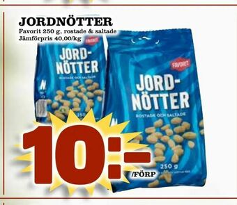 Supergrossen Jordnötter erbjuda