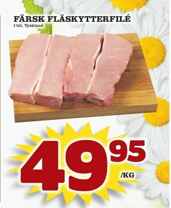 Supergrossen Färsk fläskytterfilé erbjuda