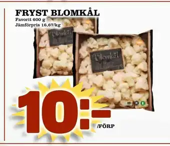 Supergrossen Fryst blomkål erbjuda