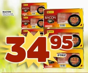 Supergrossen Bacon erbjuda