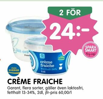 Tempo Crème fraiche erbjuda