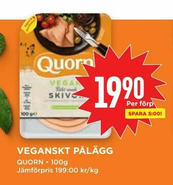 Willys Veganskt pålägg erbjuda